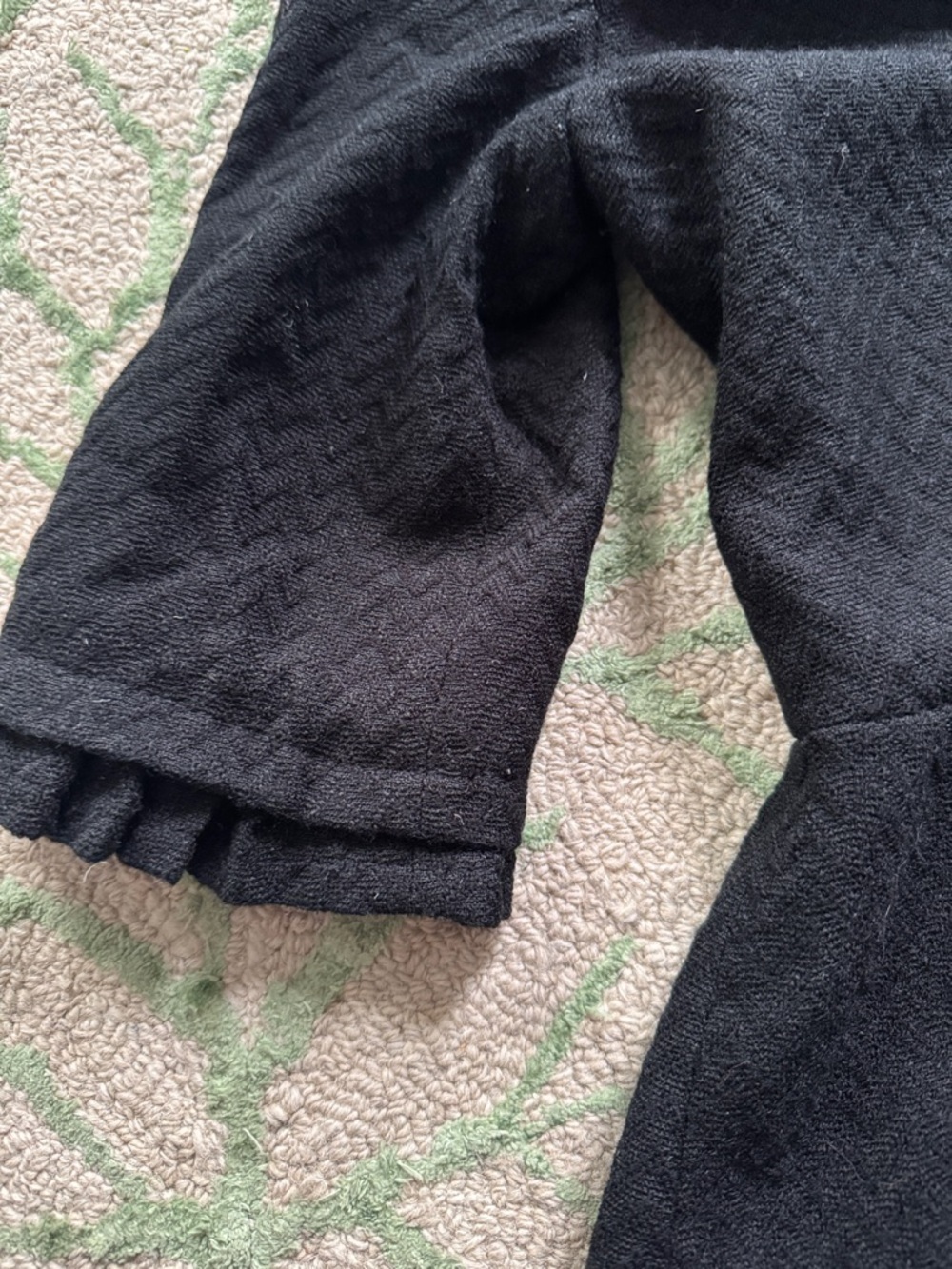 Tulle wool blend witchy Gothic short crimson lined dress m - Picture 3 of 8